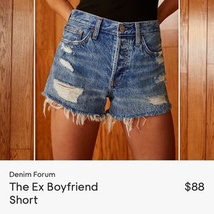 Denim forum jean shorts
